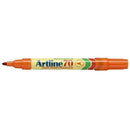 Artline 70 Permanent Marker 1.5mm Bullet Orange Box 12 107005 (Box 12) - SuperOffice