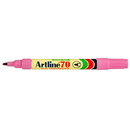 Artline 70 Permanent Marker 1.5mm Bullet Tip Nib Pink Box 12 107009 (Box 12) - SuperOffice