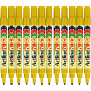 Artline 70 Permanent Marker 1.5mm Bullet Tip Nib Yellow Box 12 107007 (Box 12) - SuperOffice