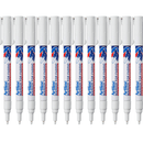 Artline 750 Laundry Fabric Marker 1.2mm Bullet White Pack 12 175033 (12 Pack) - SuperOffice