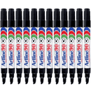 Artline 90 Permanent Marker Chisel Tip 2-5mm Black Pack 12 Artline 90 Black (12pk Loose) - SuperOffice