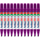 Artline 90 Permanent Marker Chisel Tip 2-5Mm Purple Box 12 109006 (Box 12) - SuperOffice