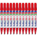 Artline 90 Permanent Marker Chisel Tip 2-5mm Red Pack 12 Artline 90 Red (12pk Loose) - SuperOffice