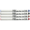 Artline Calligraphy Pen Set 2.0mm Assorted Colours Pigment Ink Pack 4 124274 (1 Pack of 4) - SuperOffice