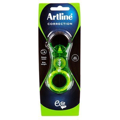 Artline Correction Tape Key Ring Green Hangsell EDIT1101GR - SuperOffice