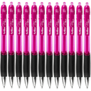 Artline Flow Retractable Ballpoint Pen Pink Box 12 187109 (Box 12) - SuperOffice