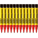 Artline General Purpose Permanent Marker Red Box 12 195102R (Box 12) - SuperOffice