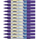 Artline Glass Marker Removable 2mm Bullet Tip Purple Box 12 183006 (Box 12) - SuperOffice