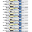 Artline Glass Marker Removable 2mm Bullet Tip White Box 12 183033 (Box 12) - SuperOffice