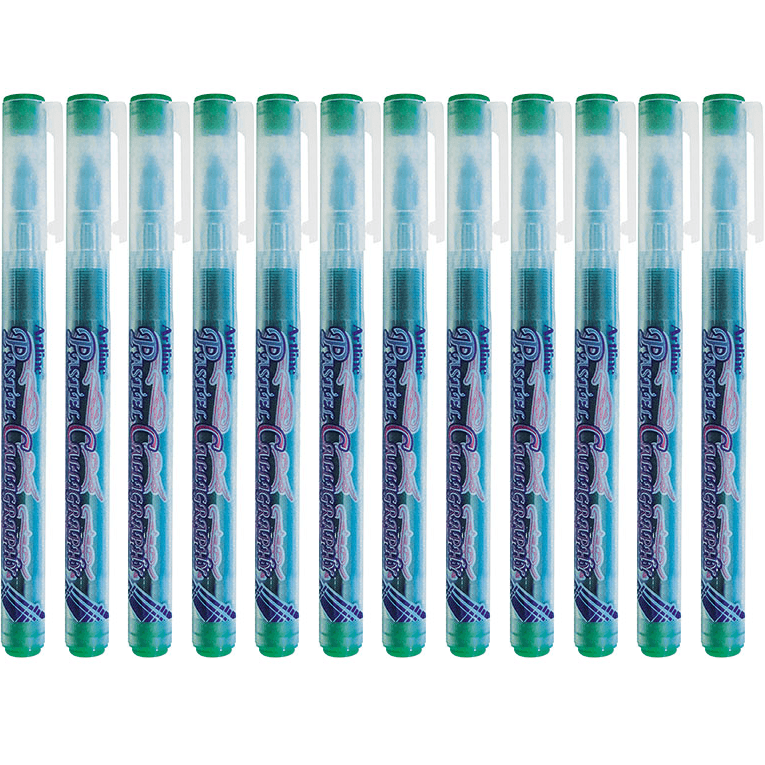 Artline Pastel Calligraphy Pen 2mm Green Box 12 125304 (Box 12) - SuperOffice