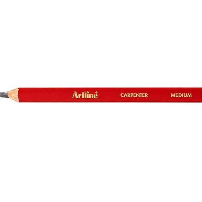 Artline Professional Carpenter Pencils Medium Box 50 BULK 195802 (Box 50) - SuperOffice