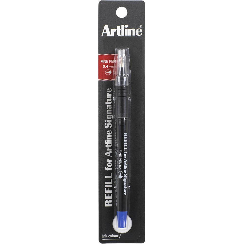 Artline Signature Fineliner Pen 0.4Mm Refill Blue 149003 - SuperOffice