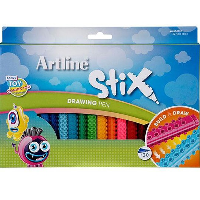 Artline Stix Drawing Pen Pack 20 132073 - SuperOffice