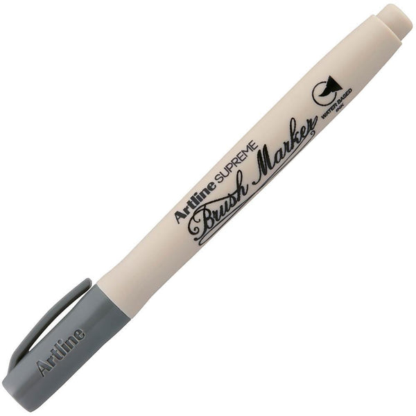 Artline Supreme Brush Marker Grey Box 12 108111 - SuperOffice