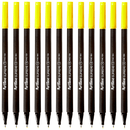 Artline Supreme Fineliner Pen 0.4mm Yellow Box 12 Fineline 102107 (Box 12) - SuperOffice