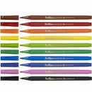 Artline Supreme Fineliner Pen 0.6mm Assorted Wallet 10 Set 102236 - SuperOffice