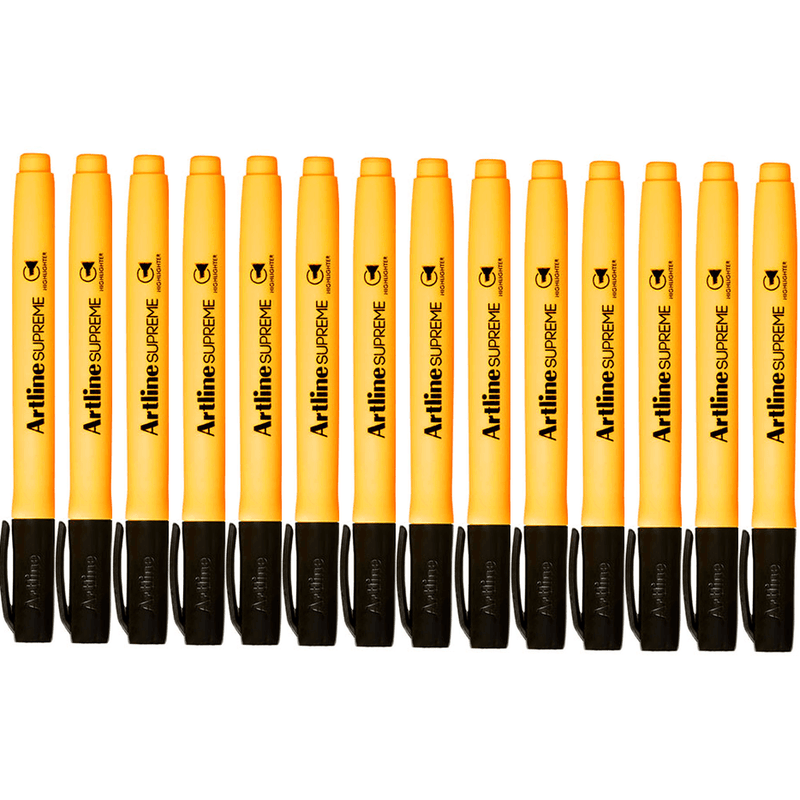 Artline Supreme Highlighter Orange Box 12 161005 (Box 12) - SuperOffice