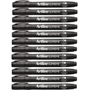 Artline Supreme Permanent Marker Black Box 12 107101 (Box 12) - SuperOffice