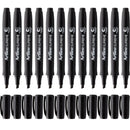 Artline Supreme Permanent Marker Chisel Black Box 12 109101 (Box 12) - SuperOffice
