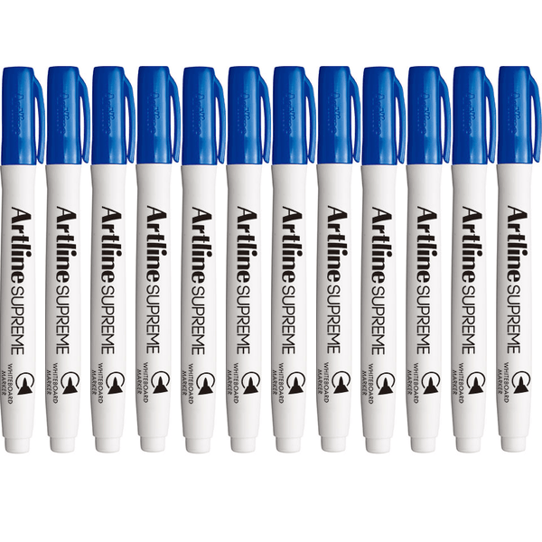 Artline Supreme Whiteboard Marker Pen Blue Box 12 105103 (Box 12) - SuperOffice