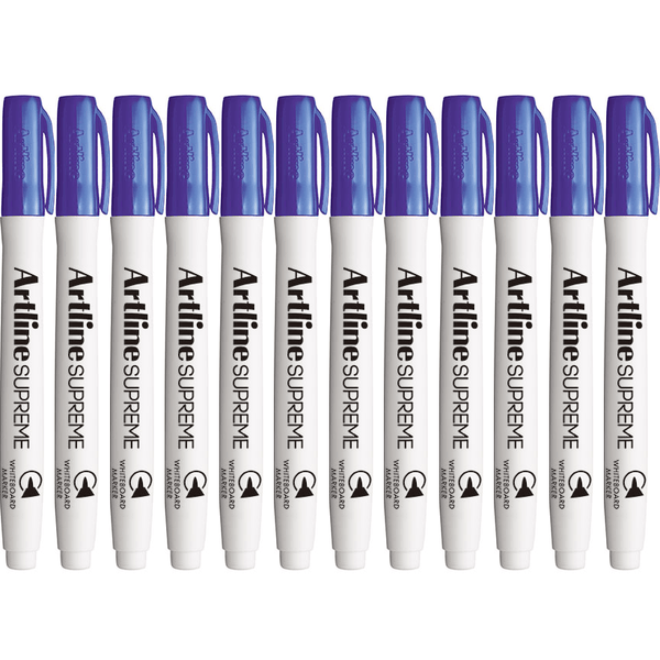 Artline Supreme Whiteboard Marker Pen Purple Box 12 105106 (Box 12) - SuperOffice