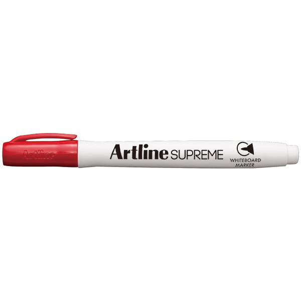 Artline Supreme Whiteboard Marker Pen Red Box 12 105102 (Box 12) - SuperOffice