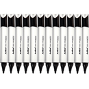 Artline Trio Magnetic Whiteboard Marker Bullet Point 2mm Black Pack 12 BULK 158561 (12 Pack Hangsell) - SuperOffice