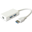 Astrotek Rj45 Usb 3.0 2 Ports Hub Gigabit Ethernet Lan Network Adapter Converter 150Mm CBAT-USB-HUBLAN - SuperOffice