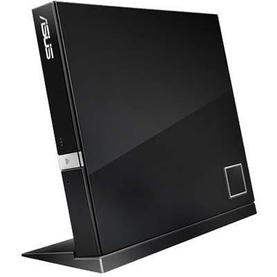 Asus 6X Portable Slim Blu-Ray Burner Black SBW-06D2X-U PROBLKGAS - SuperOffice