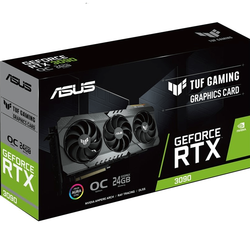 Asus NVIDIA GeForce OC RTX 3090 TUF 24GB GA102-300 Gaming Graphics Card 90YV0FD1-M0NM00 - SuperOffice