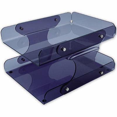 Avante Document Tray 2 Tier Set Smoke 46455 - SuperOffice