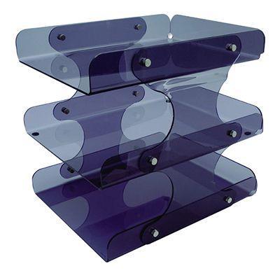 Avante Document Tray 3 Tier Clear 47524 - SuperOffice