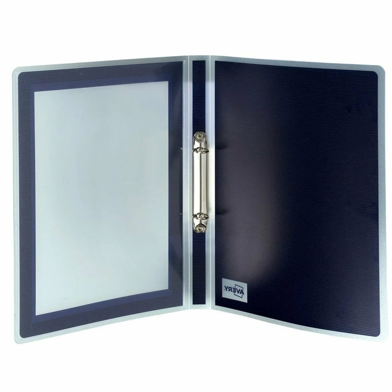 Avery 15767 Flexi-View Binder Folder 2 Ring 12.7mm A4 Black 12 Pack 15767 (12 Pack) - SuperOffice