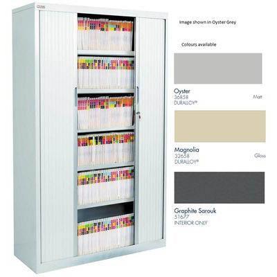 Avery 20261Ma/A20126 Tambour Cabinet Package 2 / 6 Levels Magnolia 20261MA/A20126 - SuperOffice