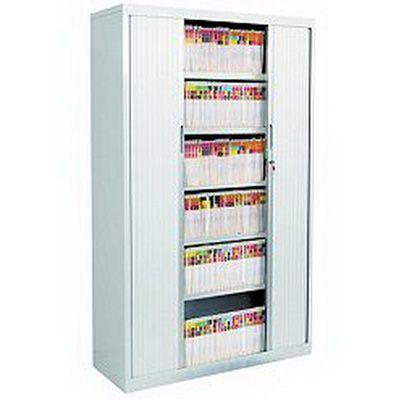 Avery 20263Ma/A20126 Tambour Cabinet Package 4 / 6 Levels Magnolia 20263MA/A20126 - SuperOffice