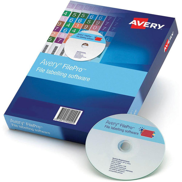 Avery 40001 Filepro Lateral Filing Software 2-10 User Licence 40001 - SuperOffice