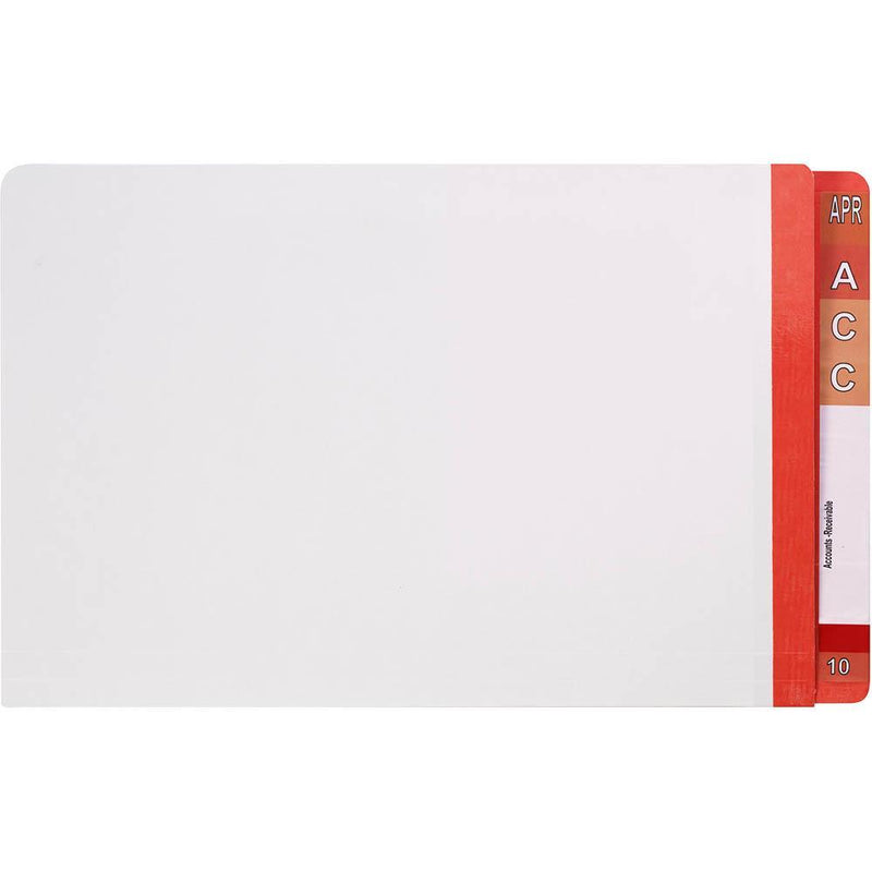 Avery 42431 Lateral File With Red Tab Mylar Foolscap White Box 100 42431 - SuperOffice