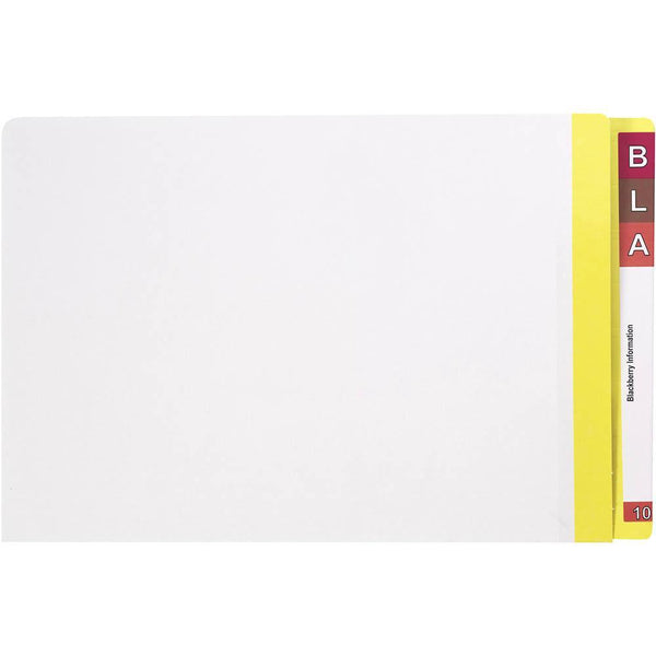 Avery 42440 Lateral File With Yellow Tab Mylar Foolscap White Box 100 42440 - SuperOffice