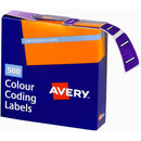 Avery 43209 Label Side Tab I Colour Code 25 X 38Mm Purple Pack 500 43209 - SuperOffice