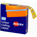 Avery 43217 Label Side Tab Q Colour Code 25 X 38Mm Yellow Pack 500 43217 - SuperOffice