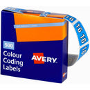 Avery 43266 Label Side Tab Year Code 16 25 X 38Mm Blue Pack 500 43266 - SuperOffice