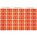 Avery 43304 Label Side Tab D Colour Code 25 X 38Mm Dark Orange Pack 180 43304 - SuperOffice