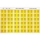 Avery 43305 Label Side Tab E Colour Code 25 X 38Mm Yellow Pack 180 43305 - SuperOffice