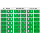 Avery 43306 Label Side Tab F Colour Code 25 X 38Mm Light Green Pack 180 43306 - SuperOffice