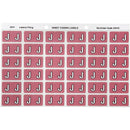 Avery 43310 Label Side Tab J Colour Code 25 X 38Mm Mauve Pack 180 43310 - SuperOffice