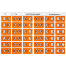 Avery 43315 Label Side Tab O Colour Code 25 X 38Mm Orange Pack 180 43315 - SuperOffice