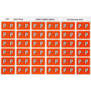 Avery 43316 Label Side Tab P Colour Code 25 X 38Mm Dark Orange Pack 180 43316 - SuperOffice