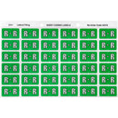 Avery 43318 Label Side Tab R Colour Code 25 X 38Mm Light Green Pack 180 43318 - SuperOffice