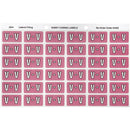 Avery 43322 Label Side Tab V Colour Code 25 X 38Mm Mauve Pack 180 43322 - SuperOffice