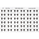 Avery 43325 Label Side Tab Y Colour Code 25 X 38Mm White Pack 180 43325 - SuperOffice